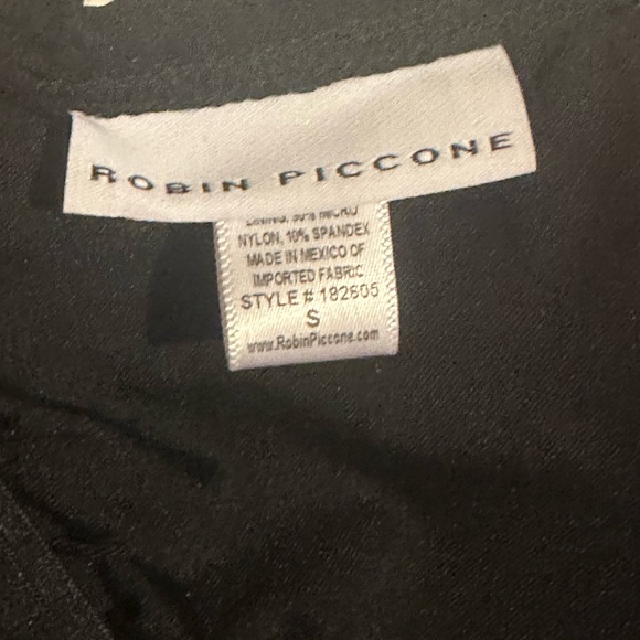 ROBIN PICCONE Perla  bikini halter top black NWT - Picture 9 of 10